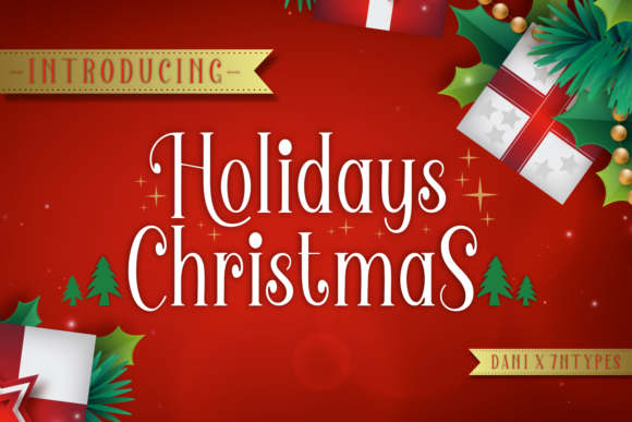 Holidays Christmas Font - Featured Image