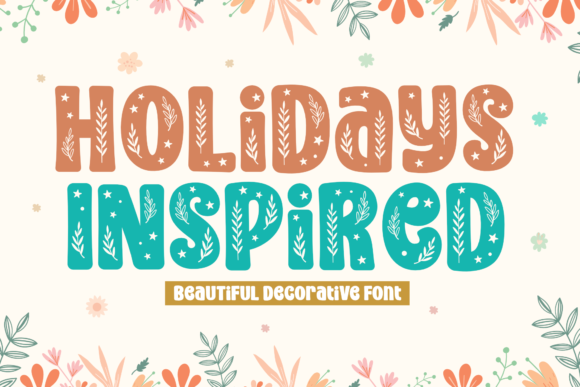 Holidays Inspired Font - Featured Image