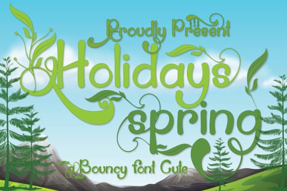 Holidays Spring Font - Featured Image