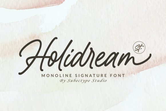 Holidream Font - Featured Image