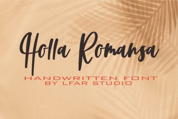 Holla Romansa Font - Featured Image