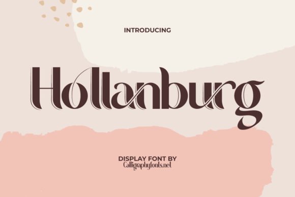 Hollanburg Font - Featured Image