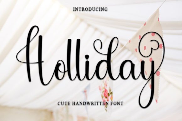 Holliday Font - Featured Image