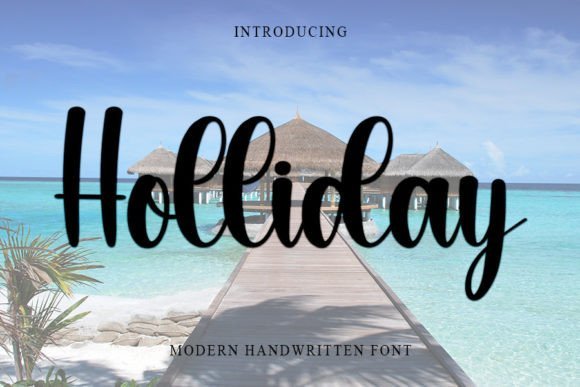 Holliday Font - Featured Image