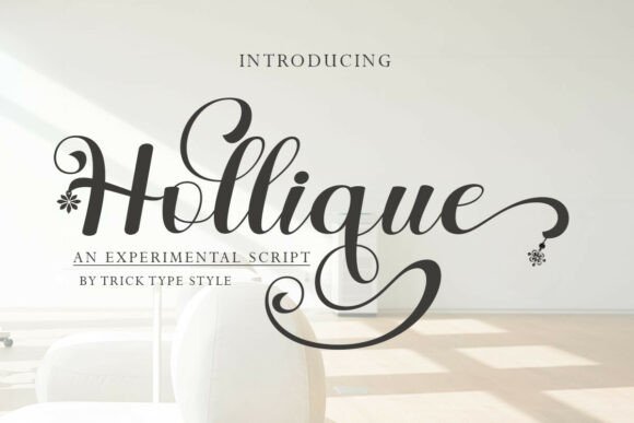 Hollique Font - Featured Image