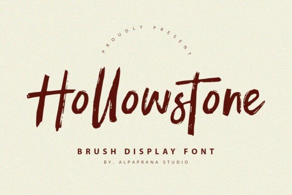 Hollowstone Font - Featured Image