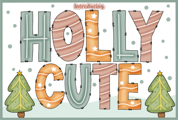 Holly Cute Font - Featured Image