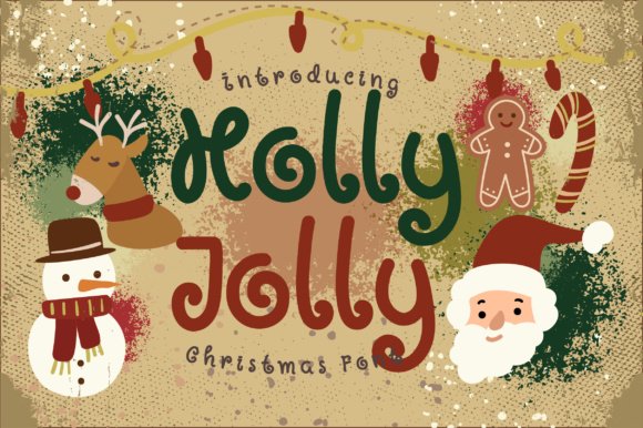 Holly Jolly Font - Featured Image