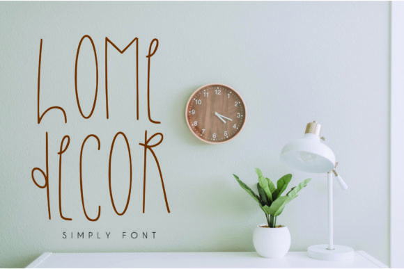 Home Decor Font - Featured Image