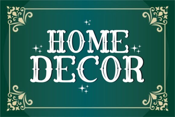 Home Decor Font - Featured Image
