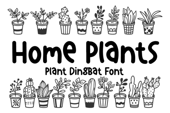 Home Plants Font - Featured Image