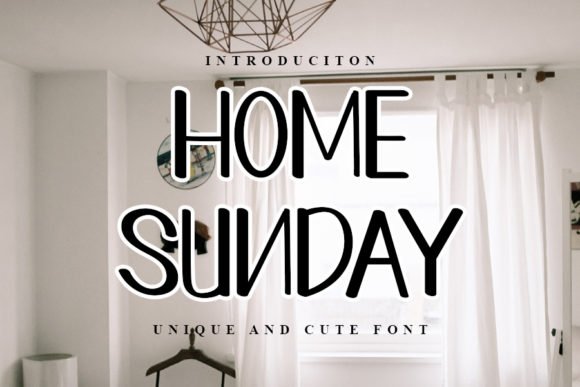 Home Sunday Font - Featured Image