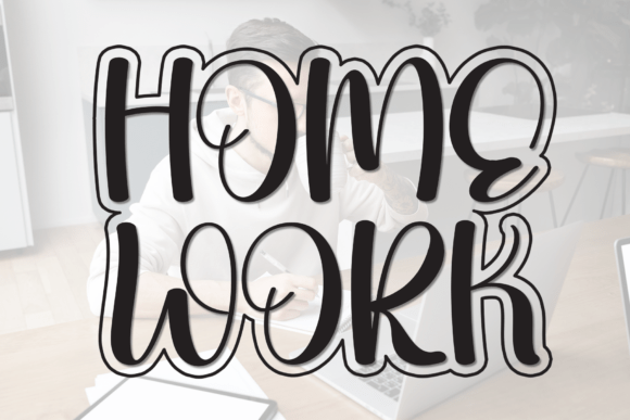 Home Work Font - Featured Image
