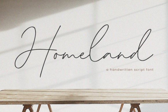 Homeland Font - Featured Image