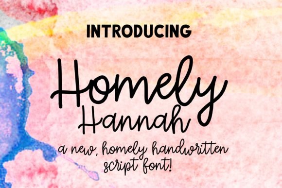 Homely Hannah Font - Featured Image