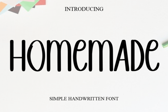 Homemade Font - Featured Image
