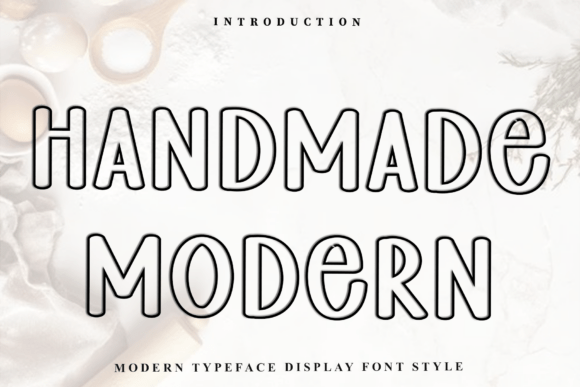 Homemade Modern Font - Featured Image
