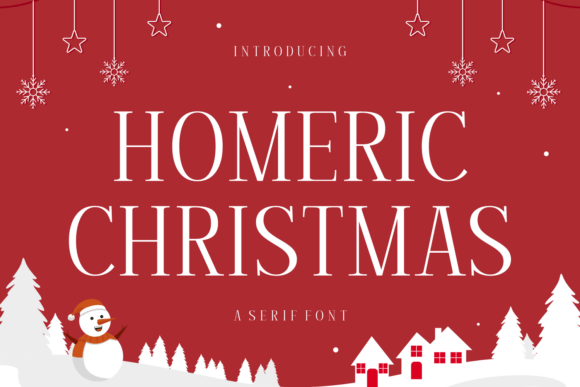 Homeric Christmas Font - Featured Image