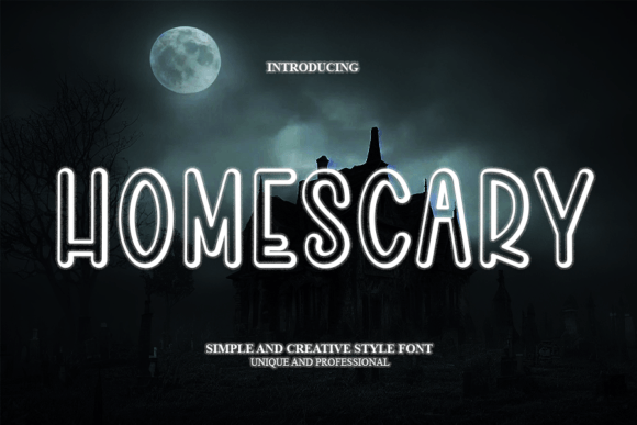 Homescary Font - Featured Image