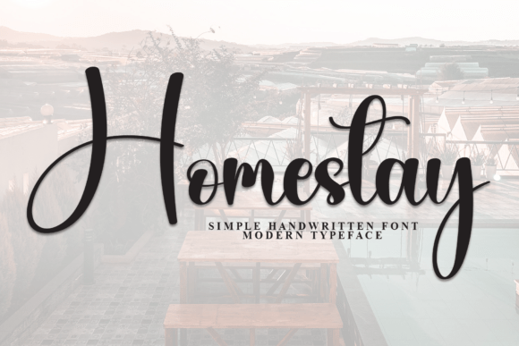 Homestay Font - Featured Image