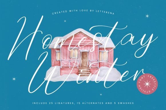 Homestay Winter Font - Featured Image
