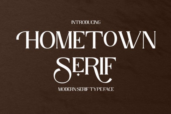 Hometown Serif Font - Featured Image