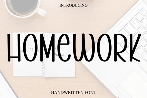 Homework Font - Featured Image