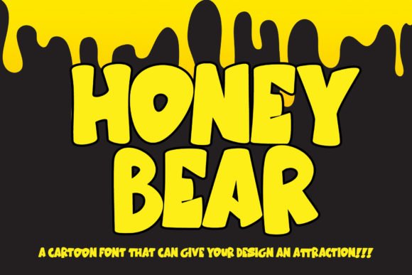 Honey Bear Font - Featured Image