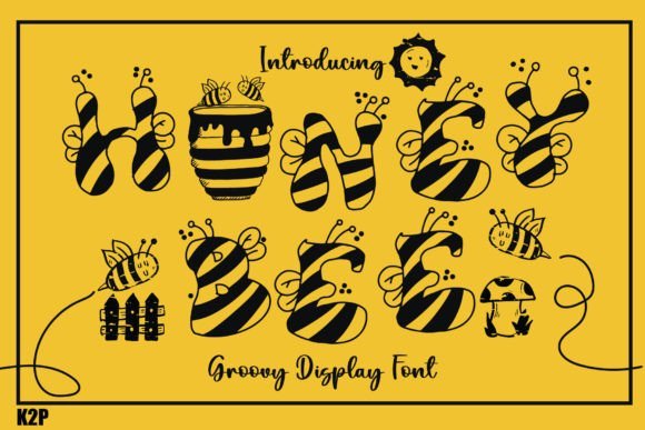 Honey Bee Font - Featured Image
