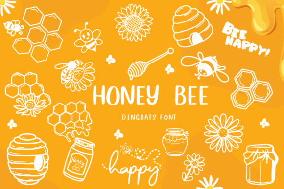 Honey Bee Font - Featured Image