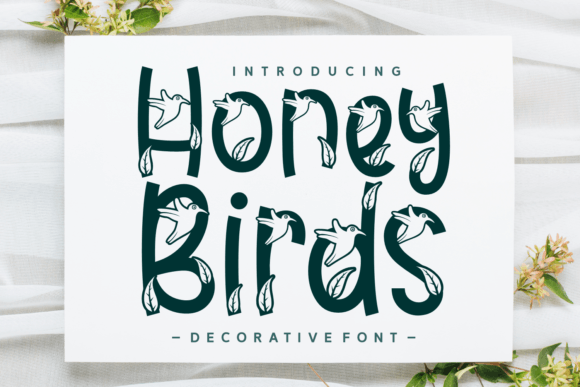 Honey Birds Font - Featured Image