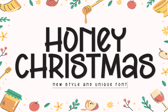 Honey Christmas Font - Featured Image