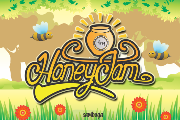 Honey Jam Font - Featured Image