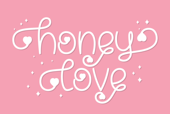 Honey Love Font - Featured Image