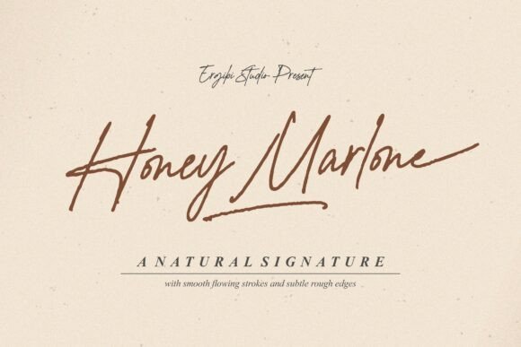 Honey Marlone Font - Featured Image