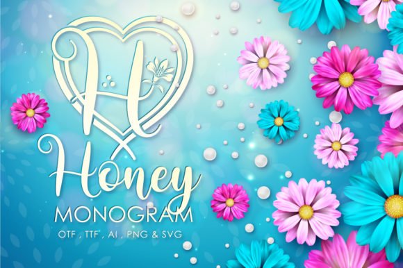 Honey Monogram Font - Featured Image