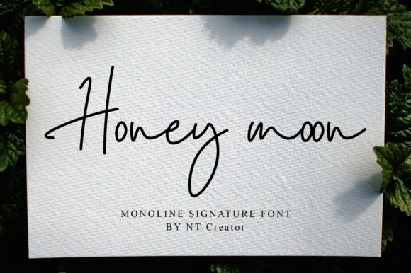 Honey Moon Font - Featured Image