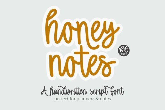 Honey Notes Font - Featured Image