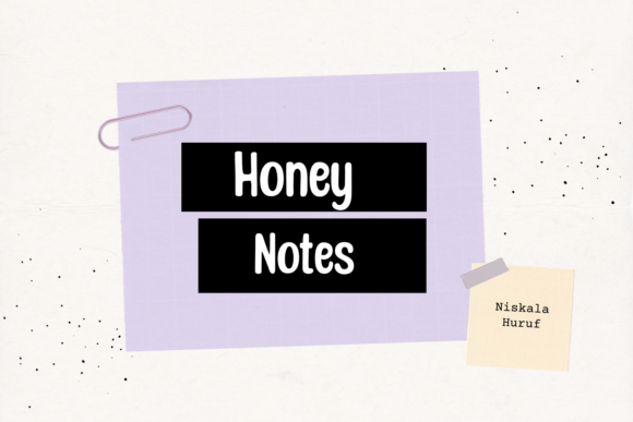 Honey Notes Font - Featured Image