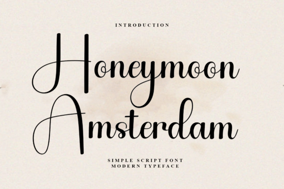 Honeymoon Amsterdam Font - Featured Image