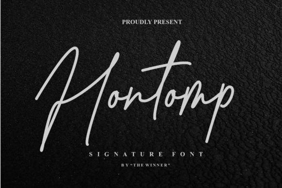 Hontomp Font - Featured Image