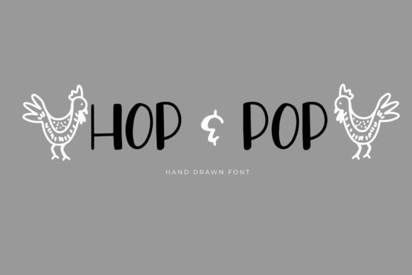 Hop and Pop Font - Featured Image