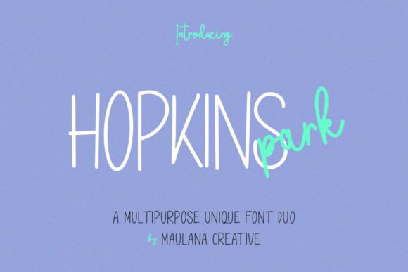 Hopkins Park Font - Featured Image