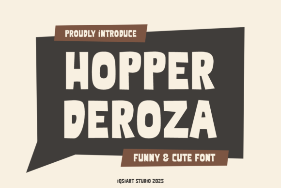Hopper Deroza Font - Featured Image