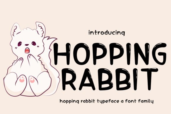 Hoppinkrabbit Font - Featured Image