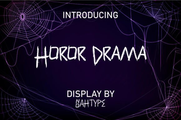 Horor Drama Font - Featured Image