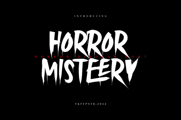 Horror Misteery Font - Featured Image