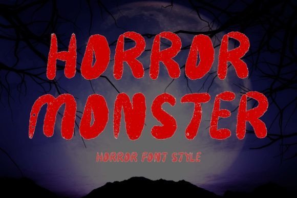 Horror Monster Font - Featured Image