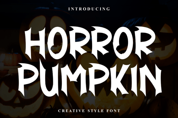 Horror Pumpkin Font - Featured Image