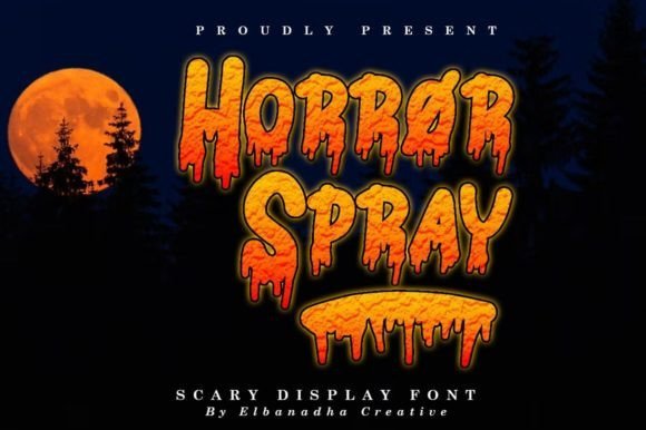 Horror Spray Font - Featured Image